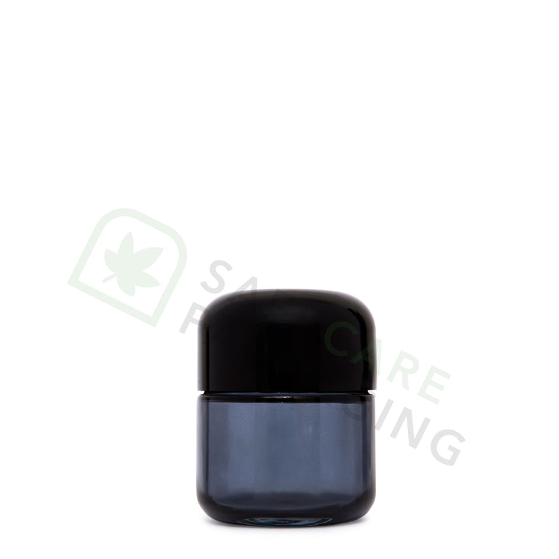 2.0 oz Black See True Glass Jar / Arch Black CR Cap (200 Count)