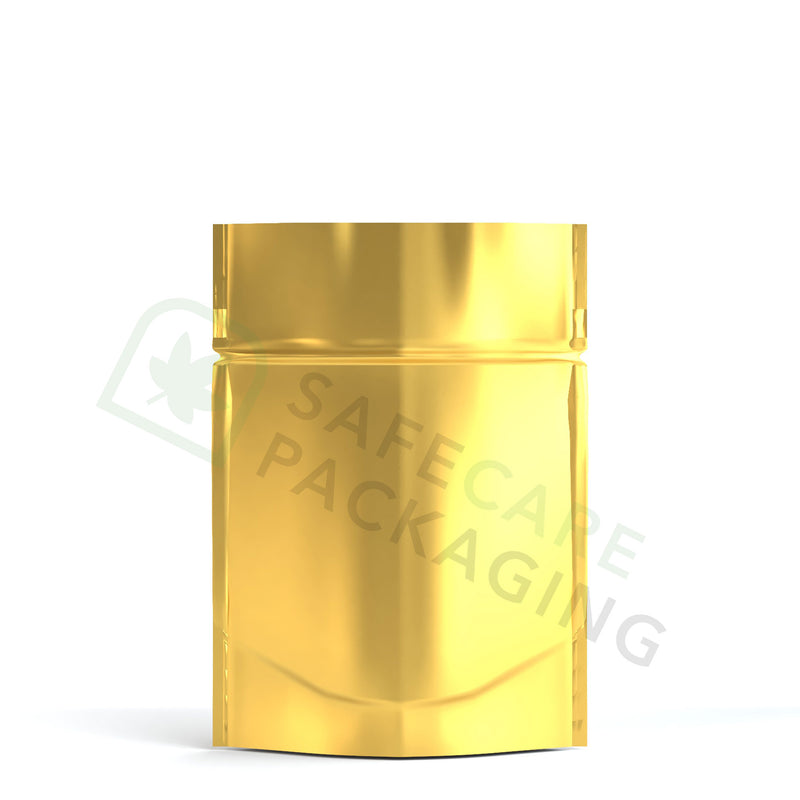 1.0 oz Mylar Bag Gold/Clear (1000 Count)